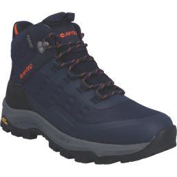 Hi-Tec  Size 8  Navy Waterproof  Non Safety Work Boots