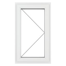 Crystal  Right-Hand Opening Clear Triple-Glazed Casement White uPVC Window 610mm x 965mm