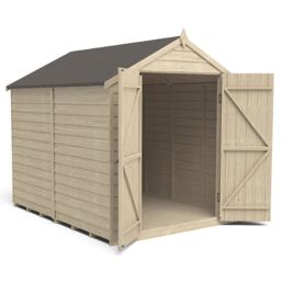 Forest  6' x 8' (Nominal) Apex Overlap Timber Shed with Assembly