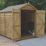 Forest  6' x 8' (Nominal) Apex Overlap Timber Shed with Assembly