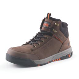 Scruffs Switchback 3 Size 12  Chocolate Water-Resistant  Safety Boots