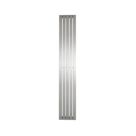 Time Lunar 1500mm x 240mm 1985BTU Matt Chrome Vertical Designer Radiator
