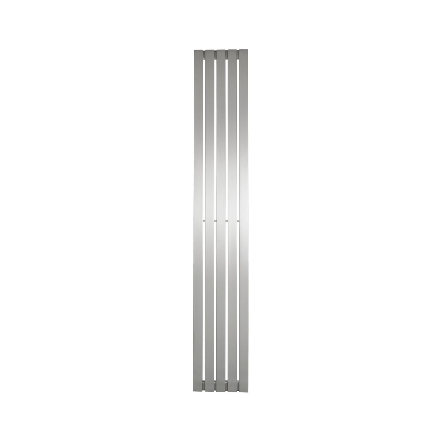 Time Lunar 1500mm x 240mm 1985BTU Matt Chrome Vertical Designer Radiator (912KL)