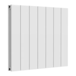 Reina Casina 600mm x 660mm 2462BTU White Horizontal Aluminium Radiator