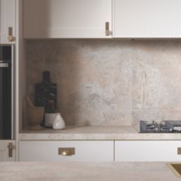 Wilsonart Omega Classic Caldeira Postformed Matt Beige Stone Effect Laminate Breakfast Bar 4100mm x 900mm x 38mm