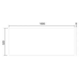 Monarch Front Bath Panel 1695mm White