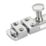 Smith & Locke Flat Door Bolt Polished Chrome 80mm