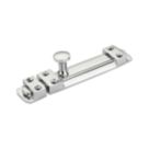 Smith & Locke Flat Door Bolt Polished Chrome 80mm