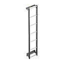 Van Guard VGL7-05 Vauxhall Movano 2022 on 7-Treads ULTI Ladder Rear Door Ladder for H2, H3 1860mm