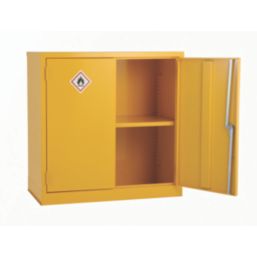 Barton  1-Shelf Hazardous Substance Cabinet Yellow 915mm x 457mm x 915mm