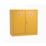 Barton  1-Shelf Hazardous Substance Cabinet Yellow 915mm x 457mm x 915mm