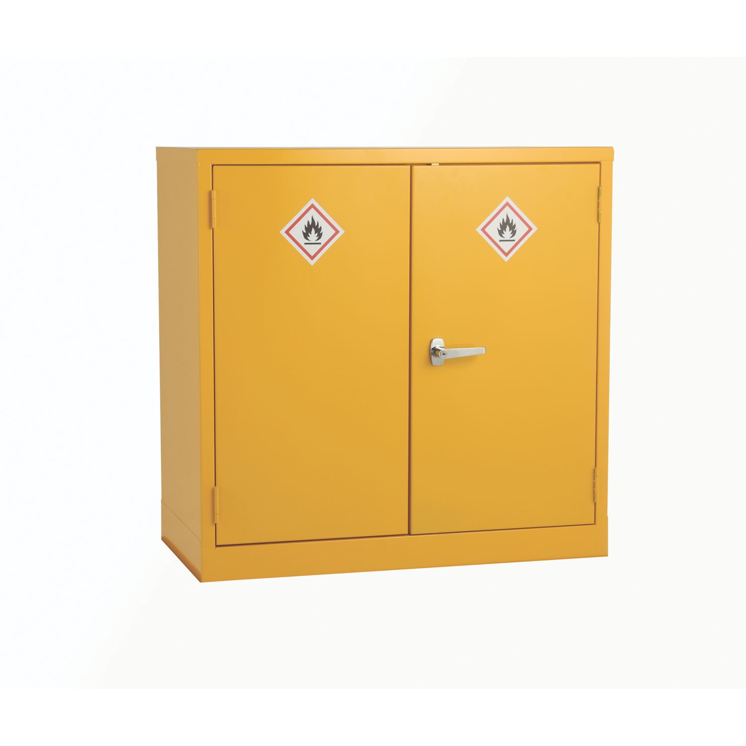 Barton 1-Shelf Hazardous Substance Cabinet Yellow 915mm x 457mm x 915mm (912VV)