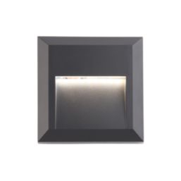 Saxby Severus Outdoor LED Wall Light Black 3W 150lm