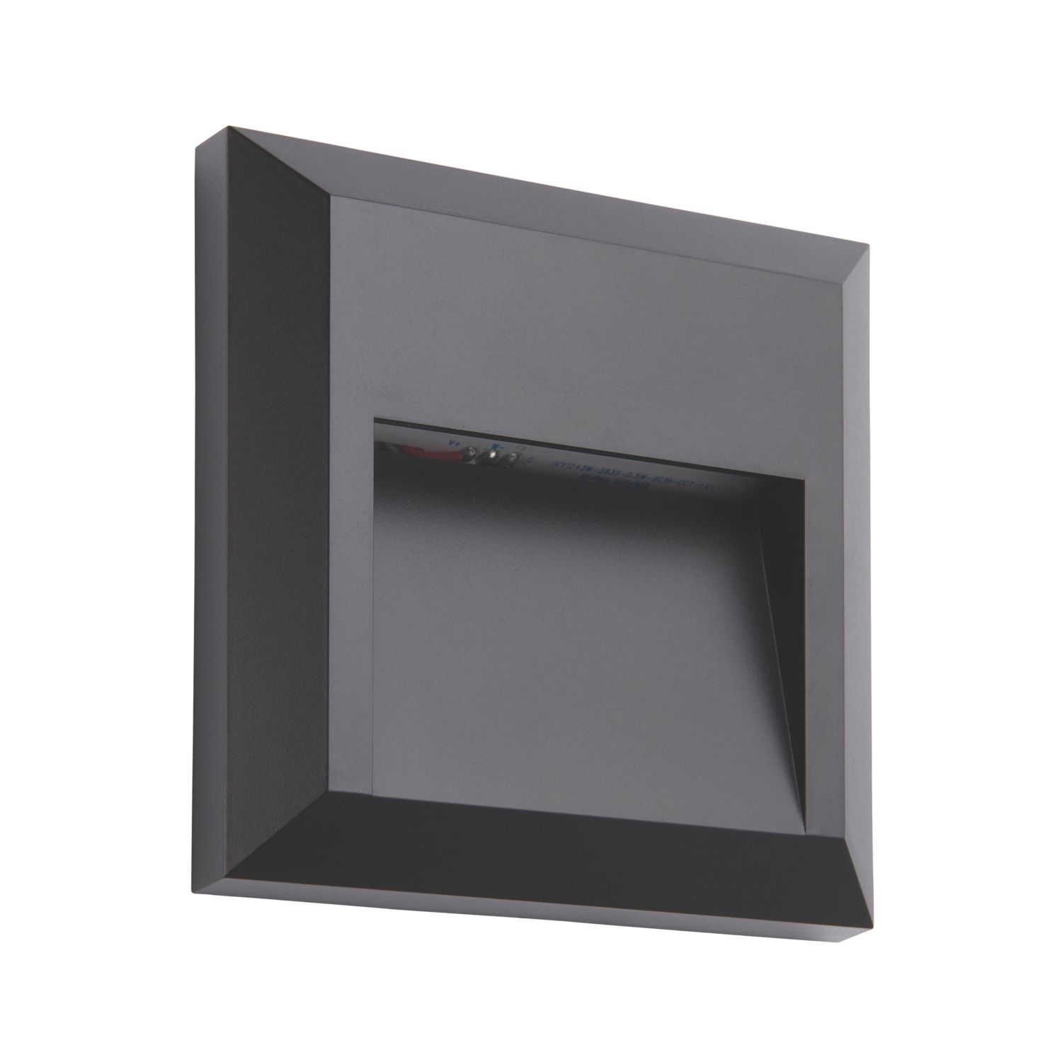 Saxby Severus Outdoor LED Wall Light Black 3W 150lm (912VX)