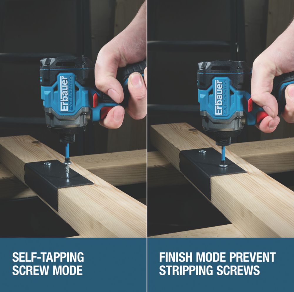 Erbauer ERI1094IPD 18V Li-Ion EXT Brushless Cordless Elite Impact - Main Image