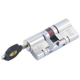 Yale Fire Rated 3 Star Platinum Double Euro Cylinder 50-50 (100mm) Satin Nickel