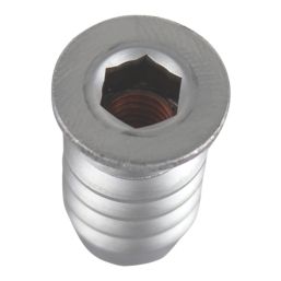 Smith & Locke  49mm Sash Stops Satin Chrome 2 Pack