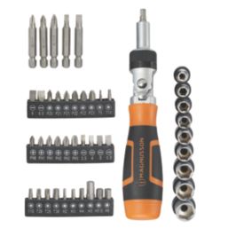 Magnusson  Ratchet Screwdriver Bit Set 46 Pieces