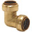 Tectite Classic  Brass Push-Fit Equal 90° Elbow 15mm