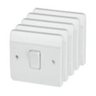 MK Logic Plus 10AX 1-Gang 2-Way Light Switch  White  5 Pack