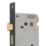 Smith & Locke  3 Lever Matt Black Mortice Sashlock 76mm Case - 57mm Backset