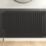 Flomasta 600mm x 1010mm 3536BTU Black Horizontal 2 Column Radiator