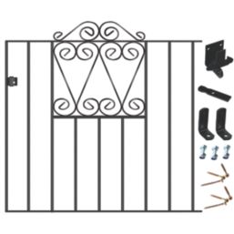 Apollo Wenlock Low Gate Black 929mm x 900mm