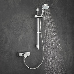 Mira Form Rear-Fed Exposed Chrome Thermostatic Mixer Shower