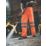 Regatta Pro Hi Vis Packaway Trousers Elasticated Waist Orange Large 36" W 32" L