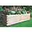 Forest Lomello Rectangular Garden Planter Natural Timber 500mm x 1800mm x 482mm