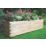 Forest Lomello Rectangular Garden Planter Natural Timber 500mm x 1800mm x 482mm