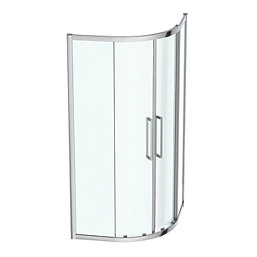 Ideal Standard I.life Semi-Framed Quadrant Shower Enclosure Non-Handed Silver 1000mm x 1000mm x 2005mm