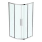 Ideal Standard I.life Semi-Framed Quadrant Shower Enclosure  Silver 1000mm x 1000mm x 2005mm