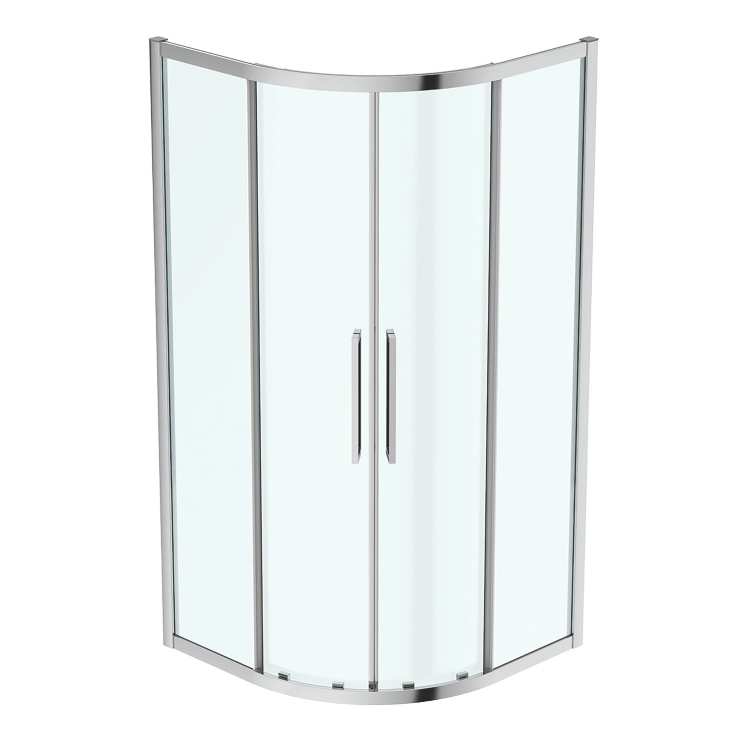 Ideal Standard I.life Semi-Framed Quadrant Shower Enclosure Silver 1000mm x 1000mm x 2005mm (913KU)
