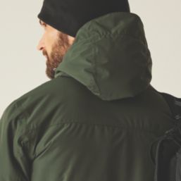 Regatta Thornridge Waterproof Jacket Dark Khaki Small Size 37-38" Chest