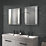Sensio Isla Plus Rectangular Bathroom Mirror With 380lm LED Light 500mm x 650mm