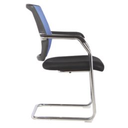 Nautilus Designs Nexus Medium Back Cantilever/Visitor Chair Blue