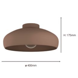 Eglo Mogano Ceiling Light Mocha