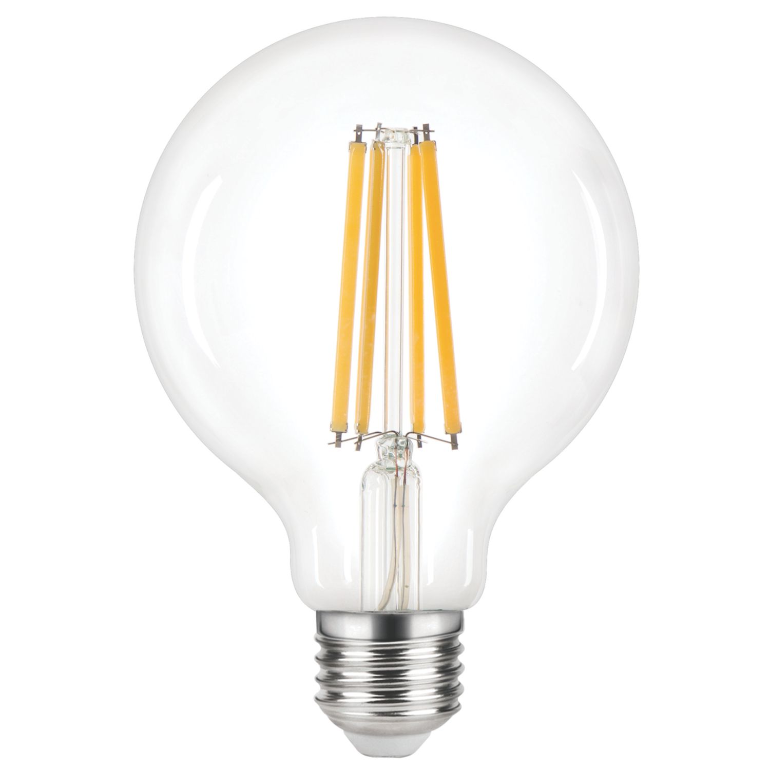 LAP E27 Globe LED Virtual Filament Light Bulb 810lm 6W (913PP)