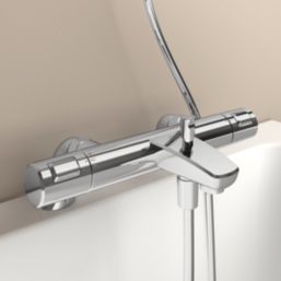 Ideal Standard Ceratherm Chrome 600mm Wall Mounted Dual Control Manual Shower Mixer Tap