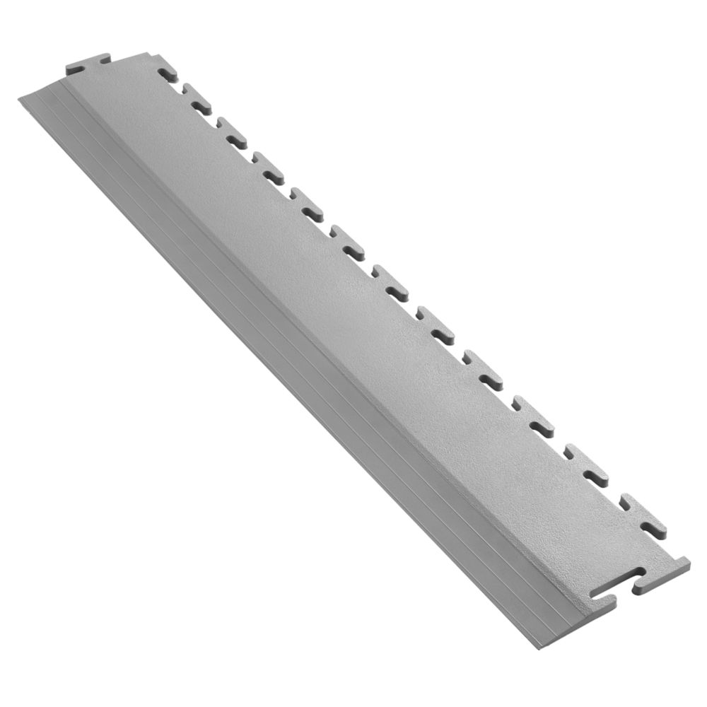 Ecotile E500/7 Interlocking Edge Ramp Light Grey 500mm x 90mm 2 Pack Screwfix