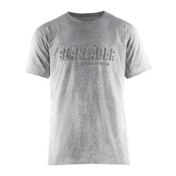 Blaklader 3D Short Sleeve T-Shirt Grey Melange X Small 34" Chest