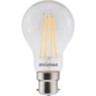 Sylvania ToLEDo Retro V5 CL 827 SL B22 GLS LED Light Bulb  806lm 7W