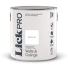LickPro  2.5Ltr White 07 Vinyl Matt Emulsion  Paint