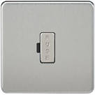 Knightsbridge SF6000BC 13A Unswitched Fused Spur  Brushed Chrome