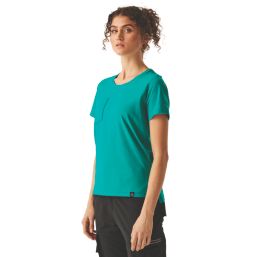 Regatta Ada Short Sleeve Womens Cotton Stretch T-Shirt Wilderness Green Size 10