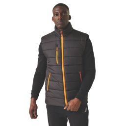 Regatta Navigate Bodywarmer Black/Orange Pop Large 41.5" Chest