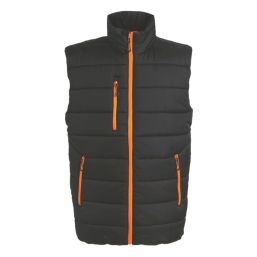 Regatta Navigate Bodywarmer Black/Orange Pop Large 41.5" Chest