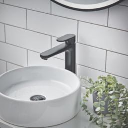 Hansgrohe Vernis Blend 190 Matt Black 250mm Standard Lever Mono Basin Mixer Tap