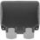 British General Storm IP66 13A 2-Gang Weatherproof Outdoor Unswitched Socket